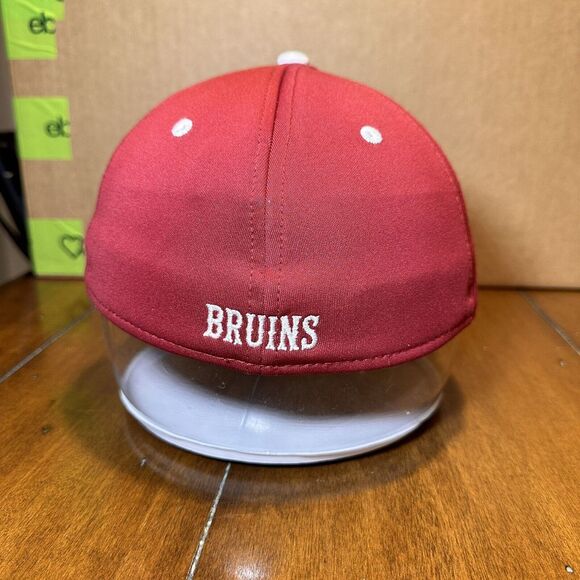 Bruins Hat‎ Cap Flex Fit Size Medium Red White The Game Pro Embroidered - Picture 3 of 9